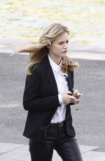 GEORGIA MAY JAGGER on the Set of Garnier Commercial in Paris