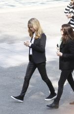 GEORGIA MAY JAGGER on the Set of Garnier Commercial in Paris