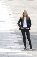 GEORGIA MAY JAGGER on the Set of Garnier Commercial in Paris