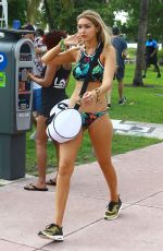 GIG HADID in Bikini on a Photoshoot in Miami 04/24/2015