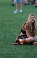 GIGI HADID at 2015 Coachella Music Festival, Day 2