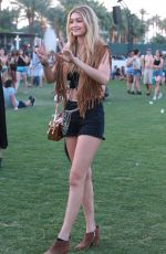 GIGI HADID at 2015 Coachella Music Festival, Day 2