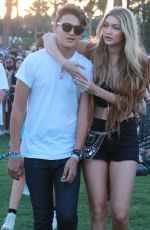 GIGI HADID at 2015 Coachella Music Festival, Day 2