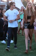 GIGI HADID at 2015 Coachella Music Festival, Day 2