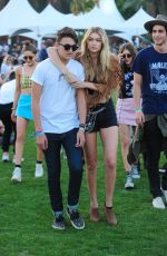 GIGI HADID at 2015 Coachella Music Festival, Day 2
