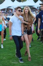 GIGI HADID at 2015 Coachella Music Festival, Day 2