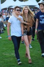 GIGI HADID at 2015 Coachella Music Festival, Day 2