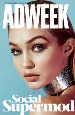 GIGI HADID at Adweek March 2015 Issue