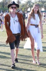 GIGI HADID at Coachella Valley Music Festival, Day 3