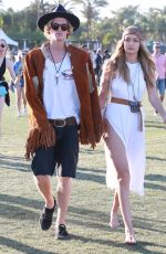 GIGI HADID at Coachella Valley Music Festival, Day 3