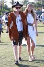 GIGI HADID at Coachella Valley Music Festival, Day 3