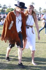 GIGI HADID at Coachella Valley Music Festival, Day 3