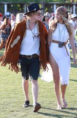 GIGI HADID at Coachella Valley Music Festival, Day 3
