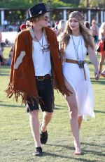 GIGI HADID at Coachella Valley Music Festival, Day 3