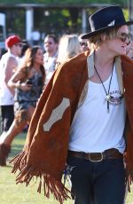 GIGI HADID at Coachella Valley Music Festival, Day 3