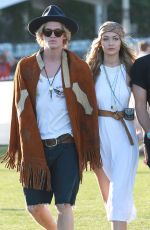 GIGI HADID at Coachella Valley Music Festival, Day 3