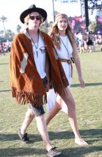 GIGI HADID at Coachella Valley Music Festival, Day 3