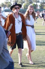 GIGI HADID at Coachella Valley Music Festival, Day 3