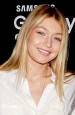 GIGI HADID at Samsung Galaxy S6 and S6 Edge Launch in New York