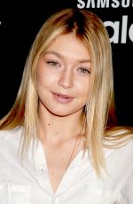 GIGI HADID at Samsung Galaxy S6 and S6 Edge Launch in New York