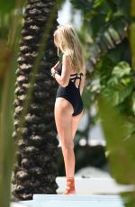 GIGI HADID in Bikinis and Swimsuit on the Set of a Photoshoot in Miami