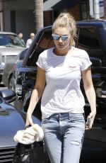 GIGI HADID in Jeans Out and About in Beverly Hills