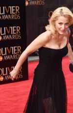 GILLIAN ANDERSON at 2015 Oliver Awards in London