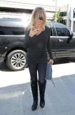 GOLDIE HAWN Arrives at Los Angeles International Airport