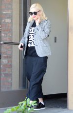 GWEN STEFANI at Acupuncture Clinic in Los Angeles