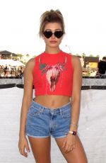 HAILEY BALDWIN at 2015 Coachella Valley Music and Arts Festival in Indio