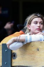 HAILEY BALDWIN at Sugarfish in Beverly Hills 04/24/2015