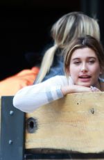 HAILEY BALDWIN at Sugarfish in Beverly Hills 04/24/2015
