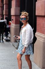 HAILEY BALDWIN Out and About in New York 04/28/2015