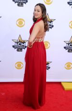 HAYLEY ORRANTIA at Academy of Country Music Awards 2015 in Arlington