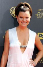 HEATHER TOM at 2015 Daytime Emmy Awards in Burbank