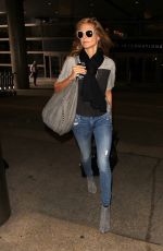 HEIDI KLUM Arrives at LAX Airport in Los Angeles 04/25/2015
