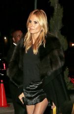 HEIDI KLUM Arrives at The Caryle Hotel in New York