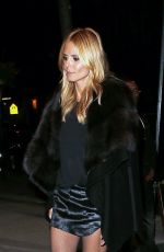 HEIDI KLUM Arrives at The Caryle Hotel in New York