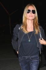 HEIDI KLUM at Los Angeles International Airport