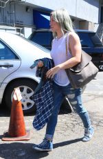 HILARY DUFF Arrives at a Dance Studio in Los Angeles