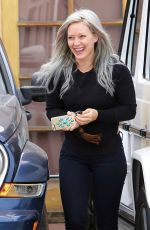 HILARY DUFF Arrives at a Studio in Los Angeles 04/23/2015