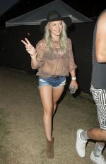 HILARY DUFF at 2015 Coachella Music Festival, Day 2