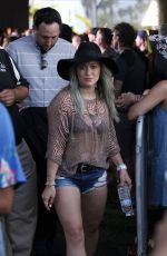 HILARY DUFF at 2015 Coachella Music Festival, Day 2