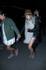 HILARY DUFF at Neon Carnival at Coachella Music Festival