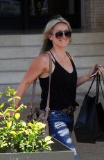 HILARY DUFF Leaves Barneys New York in Beverly Hills 04/29/2015