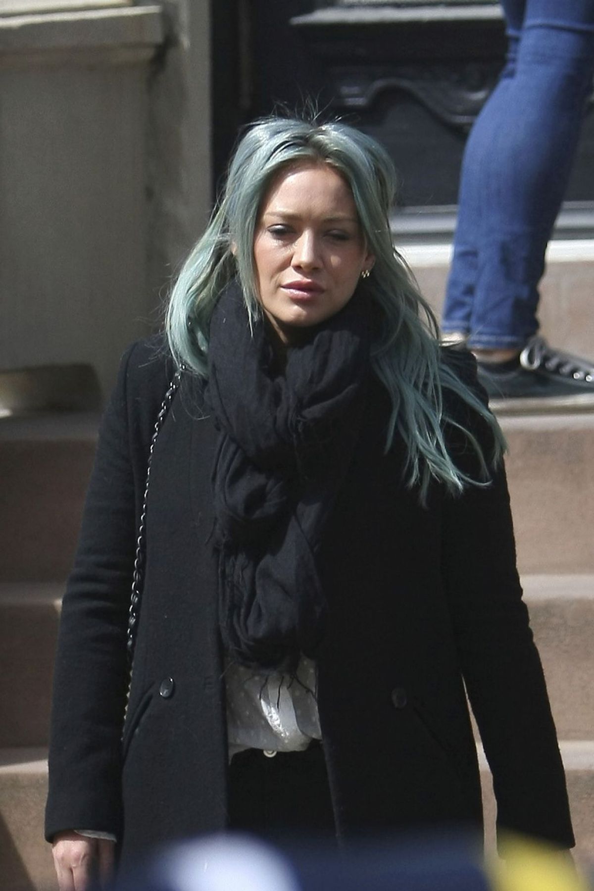 HILARY DUFF Leaves Her Home in Brooklyn HILARY DUFF Leaves Her Home in Brooklyn