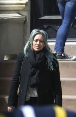 HILARY DUFF Leaves Her Home in Brooklyn