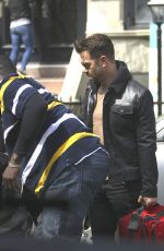 HILARY DUFF Leaves Her Home in Brooklyn