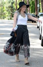 HILARY DUFF Out and About in Beverly Hills 04/26/2015