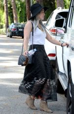 HILARY DUFF Out and About in Beverly Hills 04/26/2015